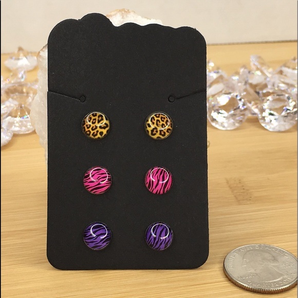 Jewelry - 3 Pairs of Stud Earrings